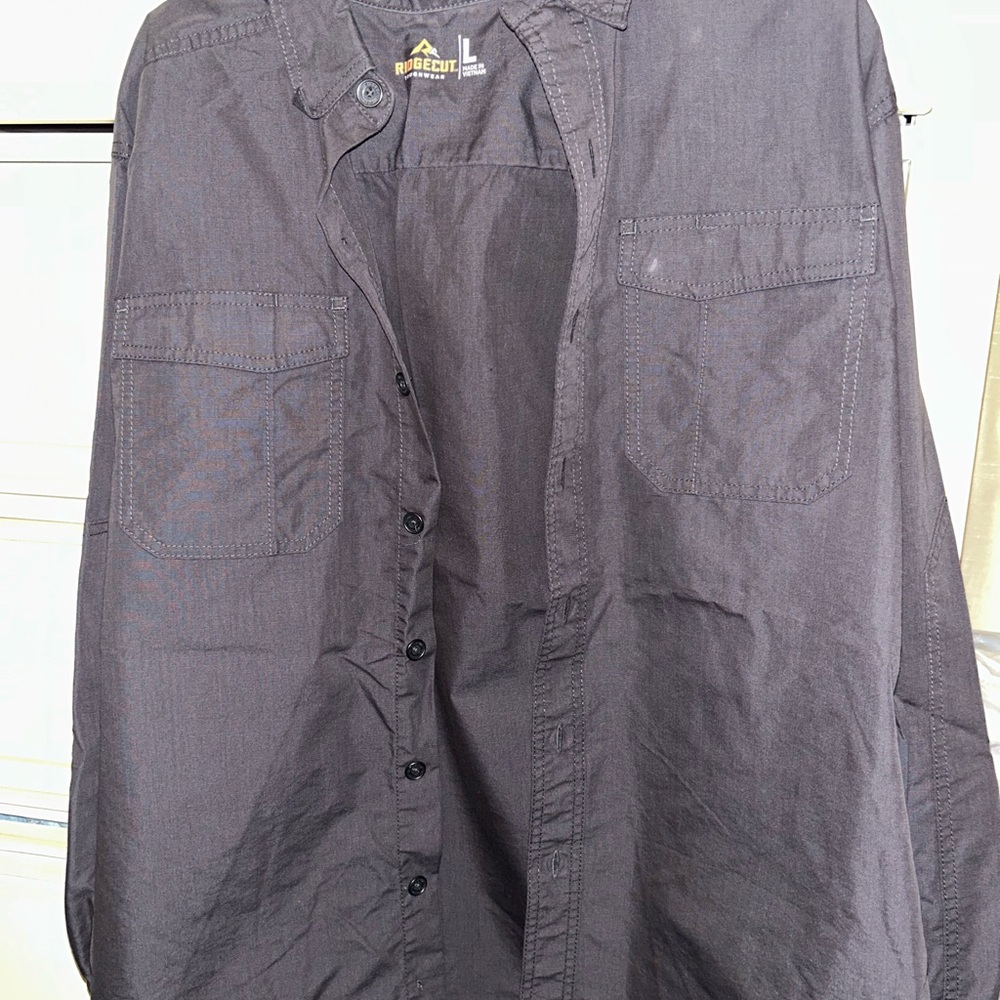 Ridgecut Black Button-Up long sleeve Shirt